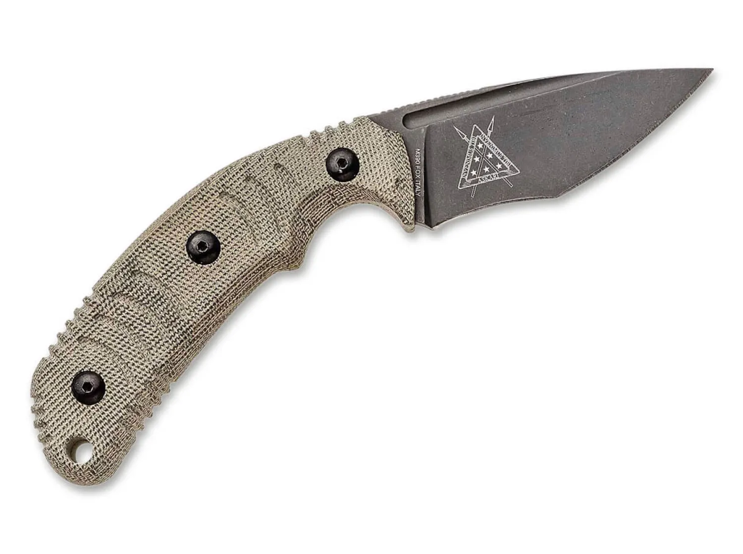 askari_micarta_green_1-2.webp Bastinelli Knives Askari Micarta Green