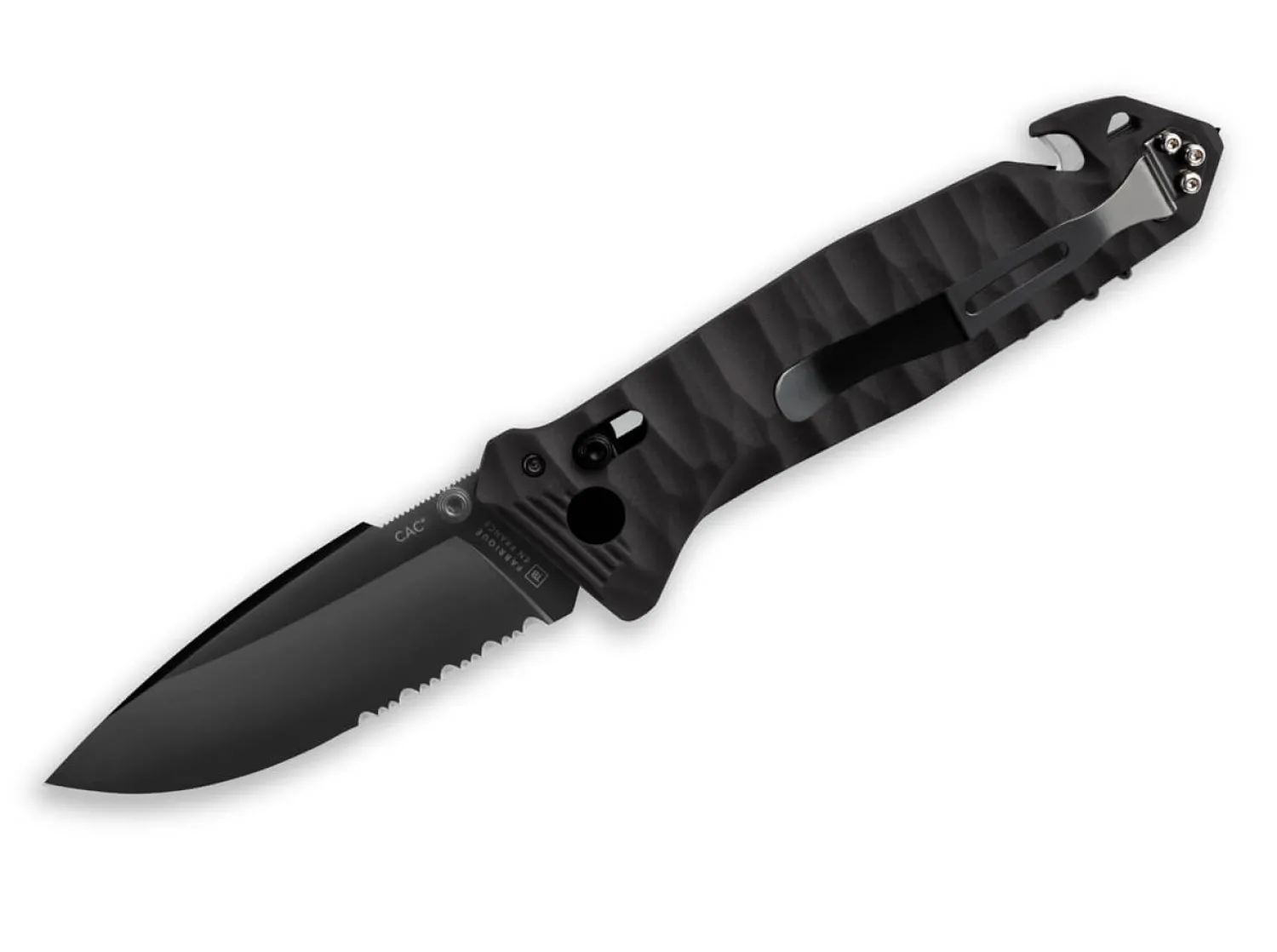 cac_pa_textured_black_ser_0.webp TB Outdoor C.A.C. PA6 Textured Black Serrated