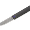 Fox Knives Chnops Damascus Titanium Black