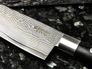 Böker Manufaktur Solingen Damast Black Chefmesser Klein