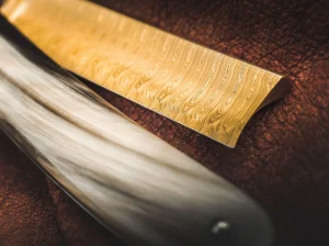 Böker Manufaktur Solingen Damast Gold Horn