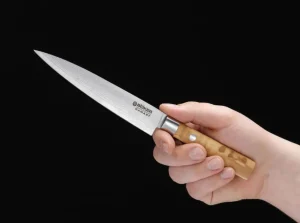 Böker Manufaktur Solingen Damast Olive Allzweckmesser