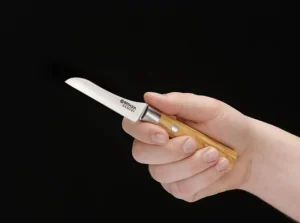 Böker Manufaktur Solingen Damast Olive Gemüsemesser