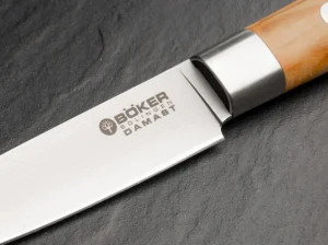 Böker Manufaktur Solingen Damast Olive Spickmesser