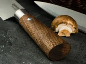 Böker Manufaktur Solingen Damast Walnuss Santoku