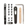 Hogue Deka Pocket Clip & Torx Screw Kit - Black Oxide Finish