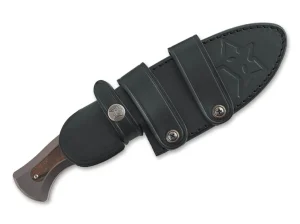 Fox Knives East Wood Tiger Bronze Titanium Ziricote