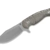 Fox Knives East Wood Tiger Micarta OD Green