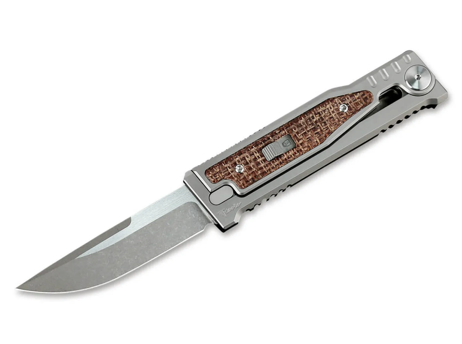 exom_burlap_micarta_drop__0.webp Reate EXO-M Burlap Micarta Drop Point