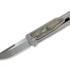 Reate EXO-M Green Micarta Drop Point