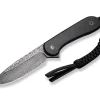 CIVIVI Fixed Blade Elementum Ebony Damascus