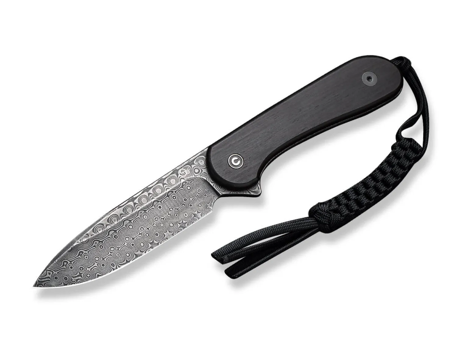 fixed_blade_elementum_ebo_0.webp CIVIVI Fixed Blade Elementum Ebony Damascus