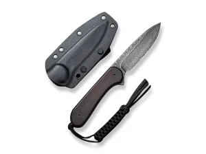CIVIVI Fixed Blade Elementum Ebony Damascus