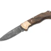 Böker Manufaktur Solingen Folding Hunter Mokume Walnuss Black Stonewash