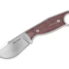 Real Steel Furrier Skinner Micarta Red