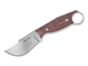 Real Steel Furrier Skinner Micarta Red