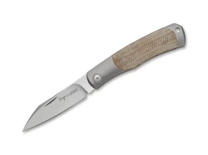 Viper Hug II Titanium Micarta Brown