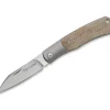 Viper Hug Titanium Micarta Brown
