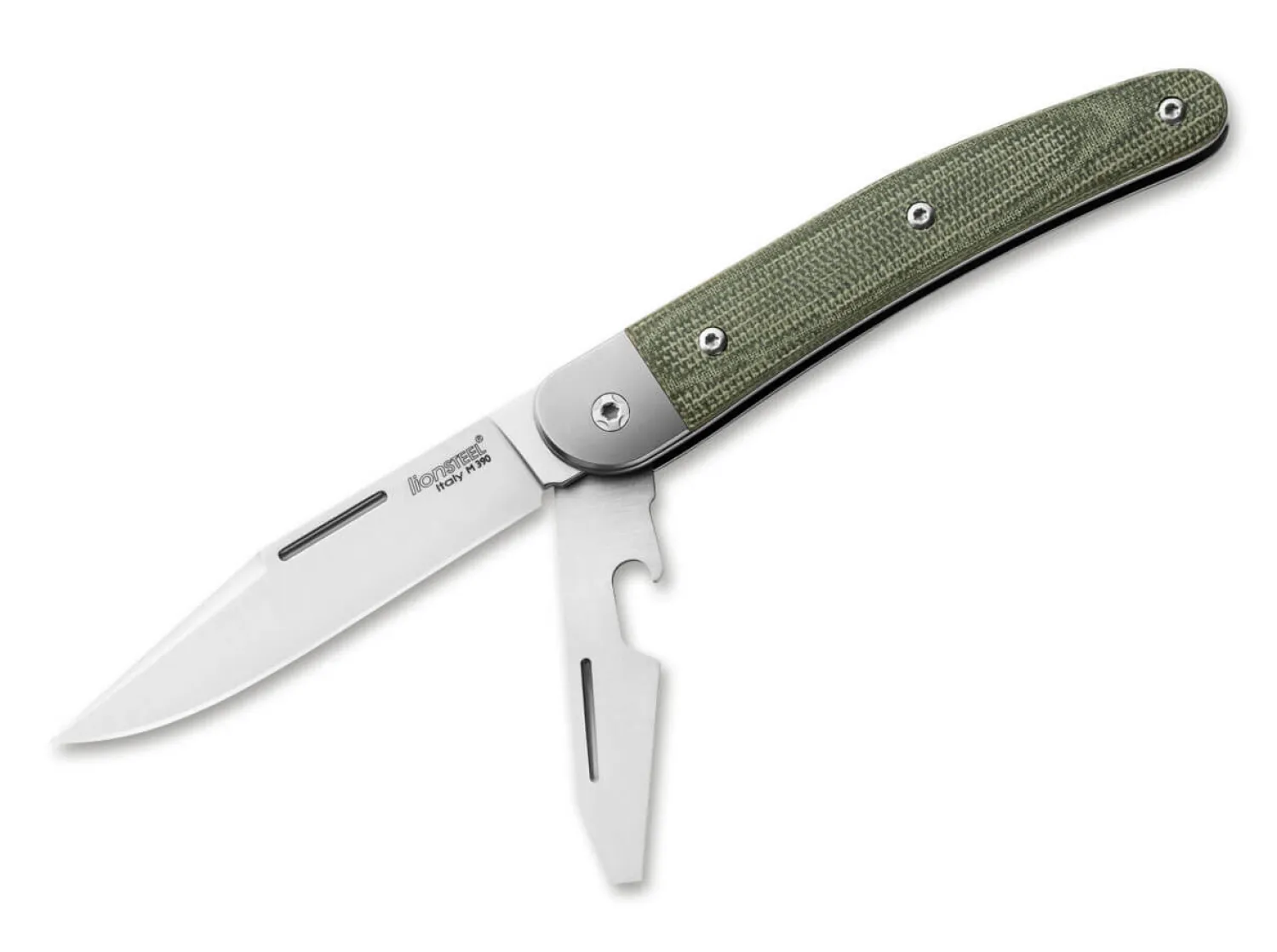 jack_two_micarta_green_0.webp LionSteel Jack Two Micarta Green