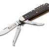 Böker Manufaktur Solingen Jagdmesser Quadro Jäger Gold