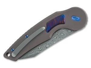 Fox Knives Jupiter Titanium Timascus Damascus