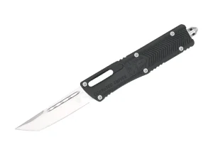 CobraTec Large Sidewinder OTF Black Tanto Not Serrated