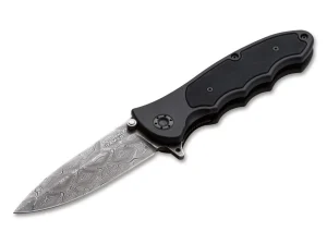 Böker Manufaktur Solingen Leopard-Damast III All Black