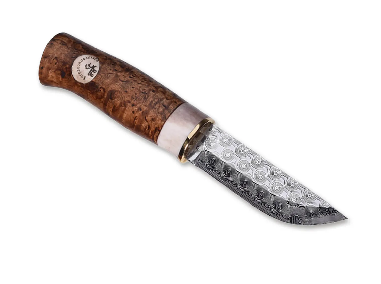 lgen_brun_damasteel_rose_0.webp Karesuando Älgen Brun Damasteel Rose