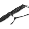 TB Outdoor Maraudeur Paracord Black Serrated