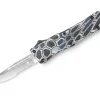 CobraTec Medium CTK-1 Cerakote Blue Cobra Skin Drop Serrated