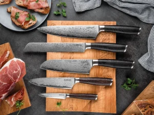 Böker Manufaktur Solingen Meisterklinge Damast Brotmesser