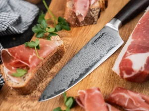 Böker Manufaktur Solingen Meisterklinge Damast Kochmesser Klein