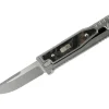 Reate MINI-EXO Burl Linen Micarta Drop Point