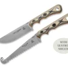 TOPS Knives Muley Combo Leather Sheath Tan Black G10