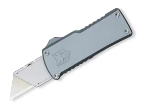 CobraTec OTF Utility Knife Grey