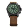 Traser P96 OdP Evolution Chrono Green Leder