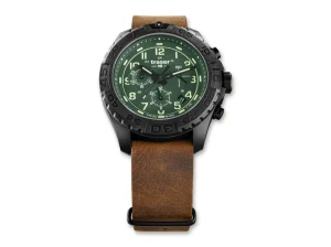 Traser P96 OdP Evolution Chrono Green Leder