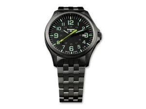 Traser P67 Officer Pro Gunmetal Black & Lime Stahl