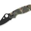 Spyderco Para 3 Camo Black Blade