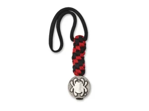 Spyderco Pewter Flat Bead Lanyard