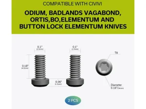 CIVIVI Plain Titanium Clip T001A