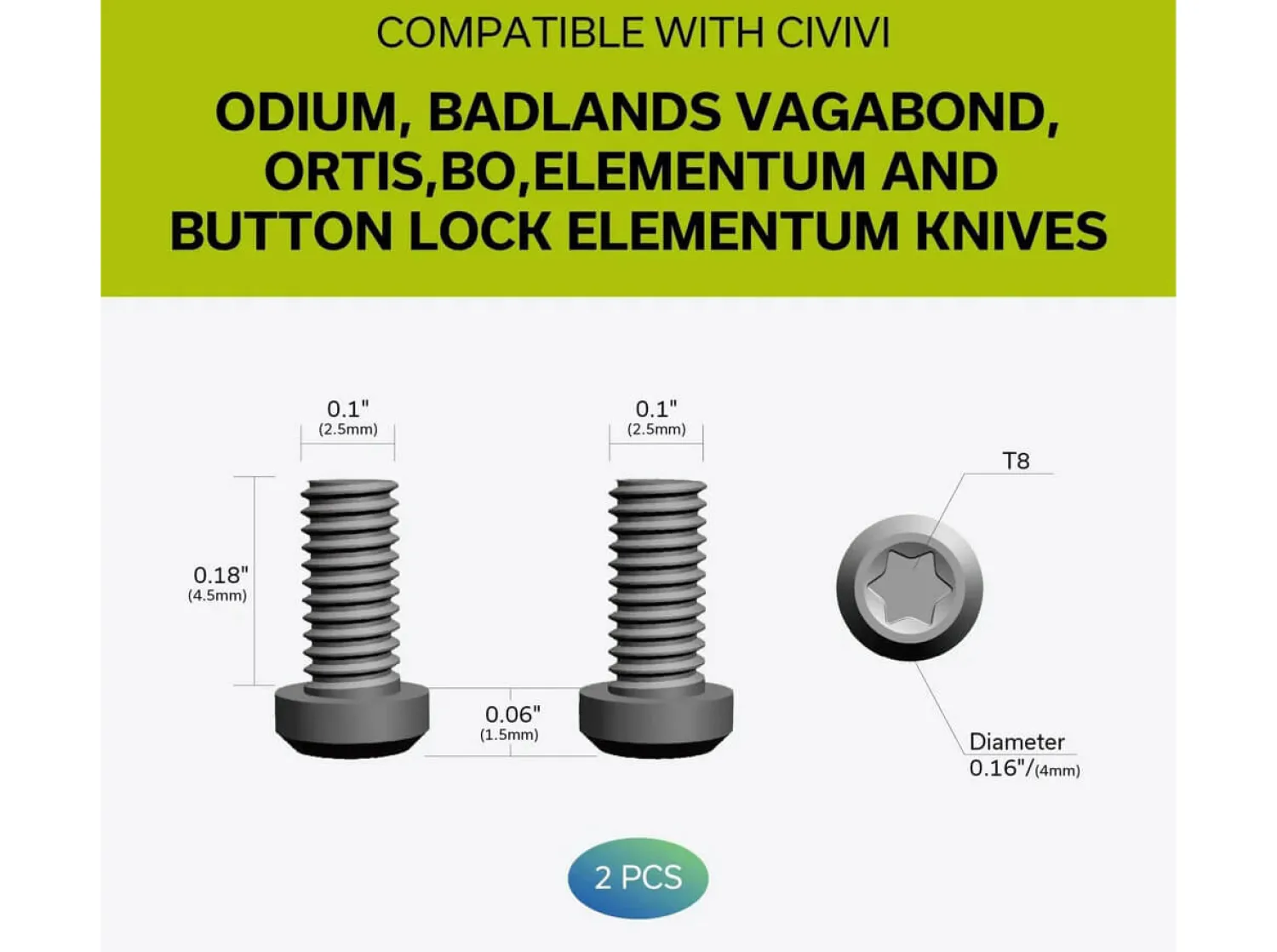 plain_titanium_clip_ta_6.webp CIVIVI Plain Titanium Clip T001A