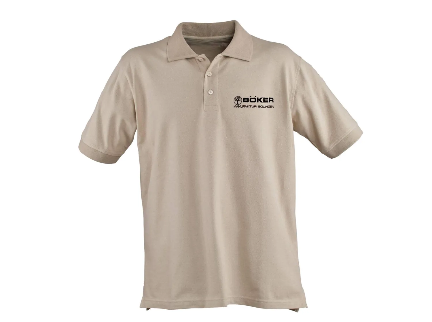 poloshirt__silver_tan_m_0.webp Böker Manufaktur Solingen Polo-Shirt 2.0 Silver Tan M