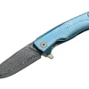 LionSteel ROK Damast Blue