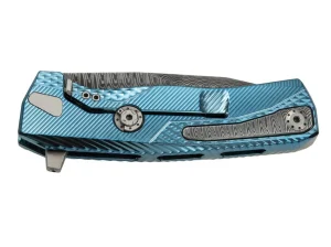 LionSteel ROK Damast Blue