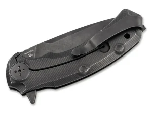 Bastinelli Knives Safe Titanium Black Stonewashed