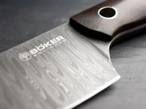 Böker Manufaktur Solingen Saga Damast Grenadil Chefmesser