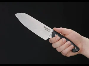 Böker Manufaktur Solingen Saga Santoku G10 Stonewash