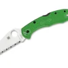 Spyderco Salt 2 Wharncliffe Serrated LC200N Green