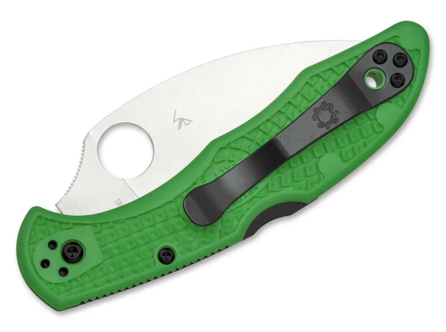 salt__wharncliffe_serrate_1.webp Spyderco Salt 2 Wharncliffe Serrated LC200N Green